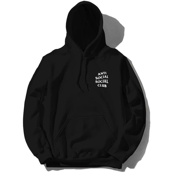 Anti Social Social Club Black Hoodie - Picture 12 of 12